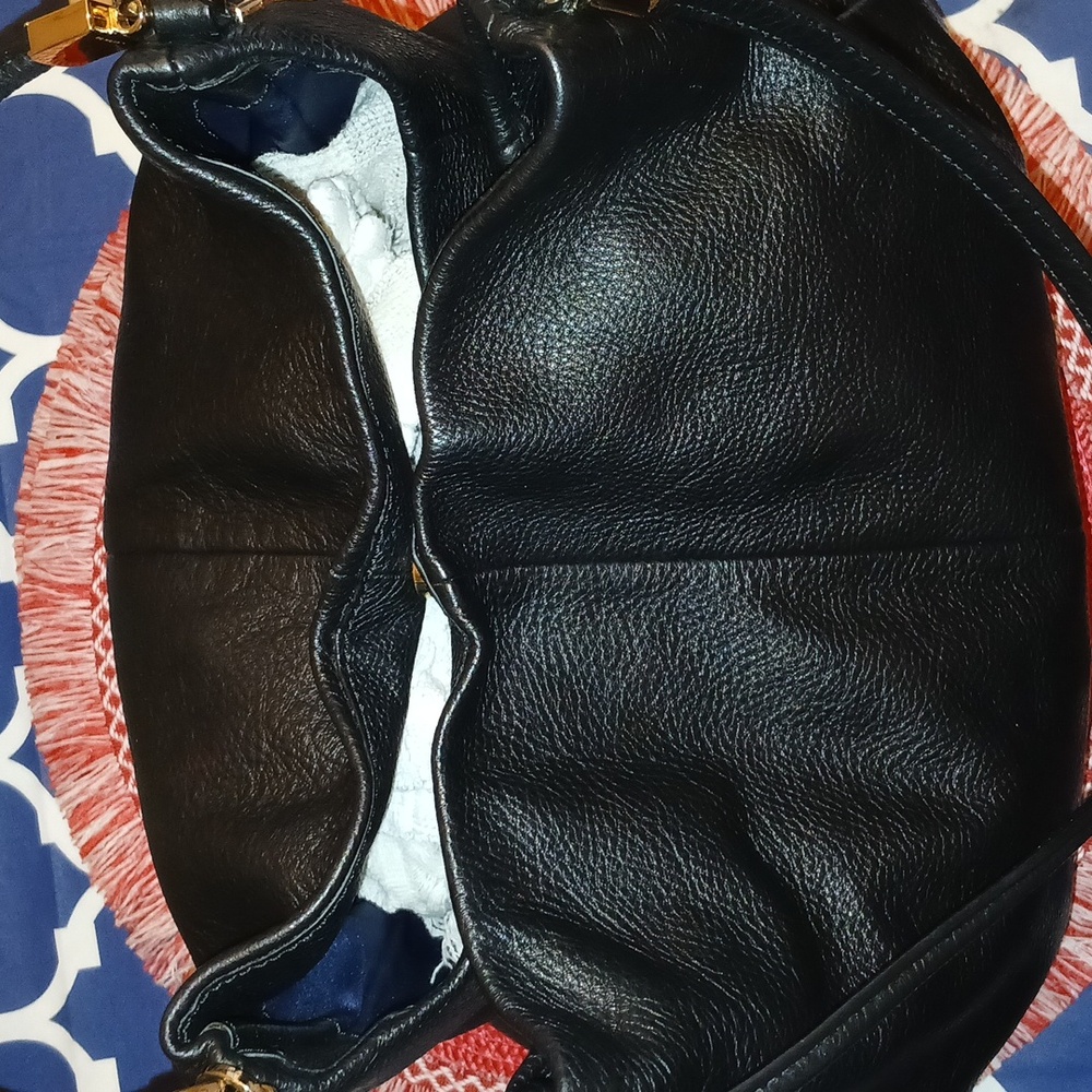Coach Black Leather Women's Bag - Picture 10 of 16
